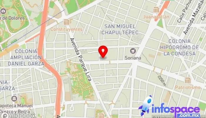 mapa de iGenter México Empresa de software, Consultoría de recursos humanos en Miguel Hidalgo, Ciudad de México