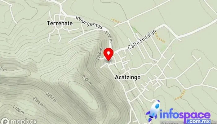 mapa de Iglesia Acatzingo de la Piedra Iglesia católica en Tenancingo de Degollado