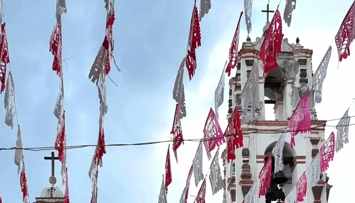 Iglesia San Lorenzo Huehuetitlan -  Ubicacion - Santiago Tianguistenco de Galeana