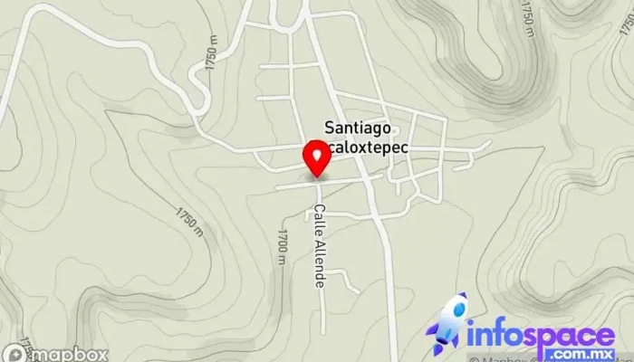 mapa de Ignacio Allende Escuela de administración en Santiago Cacaloxtepec