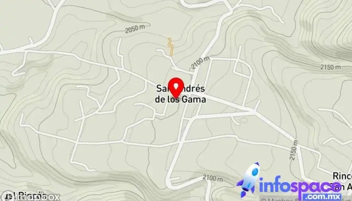 mapa de IMSS Bienestar - Centro de Salud San Andrés de los Gama Hospital en San Andrés de los Gama