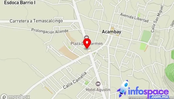 mapa de Infinity computers Servicio de reparación de ordenadores en Villa de Acambay de Ruíz Castañeda