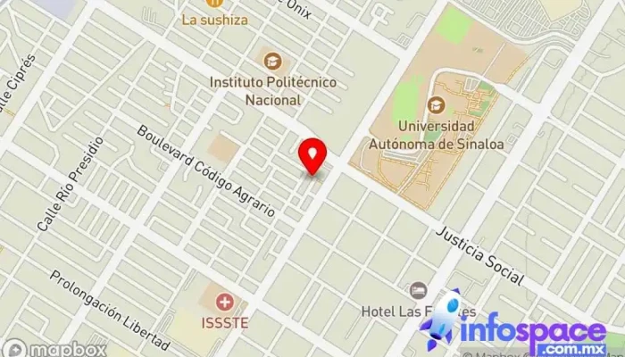 mapa de Info macapule  en Los Mochis