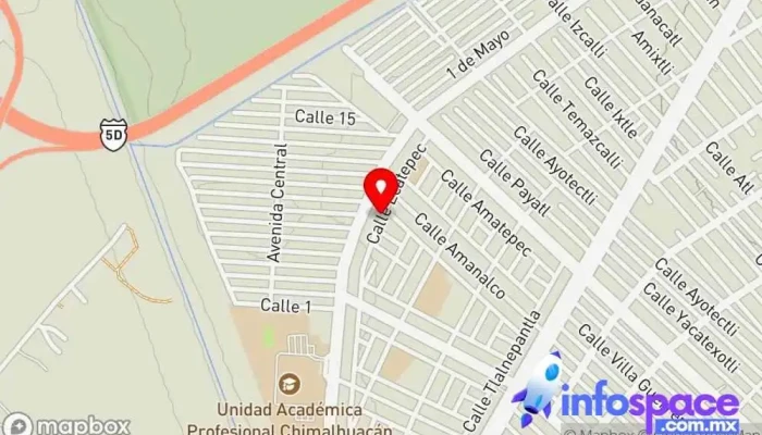 mapa de Informatica Asesoria y Servicio Cosis Servicio de reparación de ordenadores, Tienda de software en Chimalhuacán