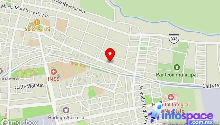 mapa de Informatica Interactiva Servicio de informática en Navolato