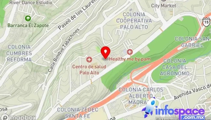 mapa de Informatica Médica para la Salud Empresa de software en Cuajimalpa de Morelos, Ciudad de México