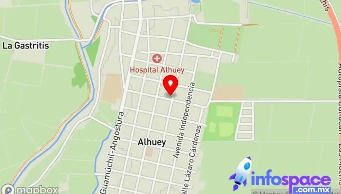 mapa de Ing. Carlos Sociedad de viviendas en Alhuey