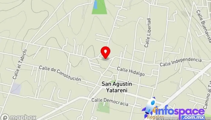 mapa de INLA GESTIÓN SOCIAL Organización sin ánimo de lucro en San Agustín Yatareni