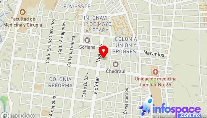 mapa de INNOVACION TECNOLOGICA LEGAL CLOUD S.C. Oficinas de empresa en Oaxaca de Juárez