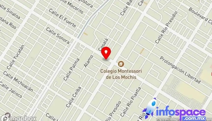 mapa de INOVACIONES TECNOLOGICAS Consultora informática, Tienda de software en Los Mochis