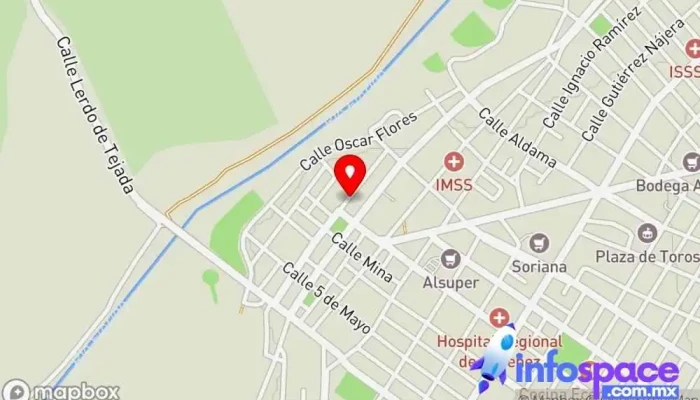 mapa de Instituto de Computación Empresarial de Jiménez Escuela en José Mariano Jiménez