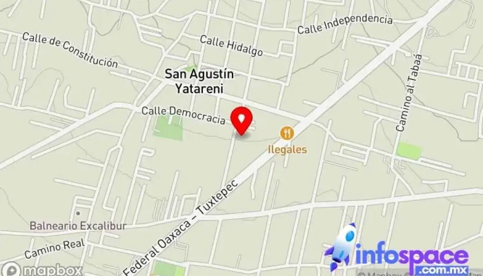 mapa de Instituto Tecnológico de Capacitación Comunitaria Empresarial Escuela en Oaxaca de Juárez