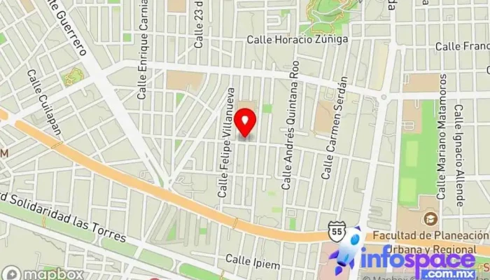 mapa de INTEDYA TOLUCA METEPEC Asesor, Auditor, Certification agency, Industrial consultant en Toluca de Lerdo
