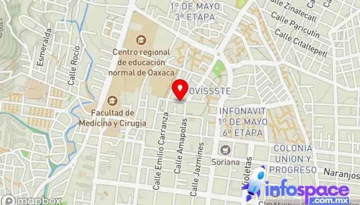 mapa de Intelligent Negocios Servicios de depósito de garantía, Servicio de asesoramiento crediticio en Oaxaca de Juárez