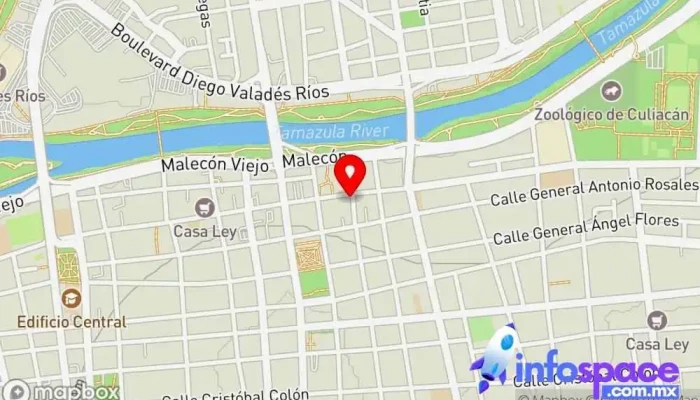 mapa de Intellion Empresa de software en Culiacán Rosales