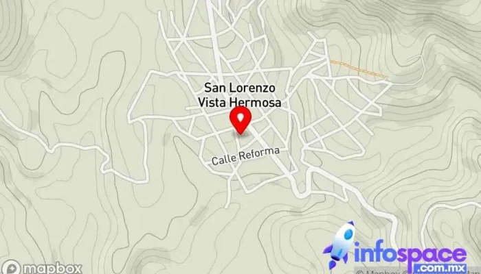 mapa de Internet Cyber Espacio Cibercafé en San Lorenzo Vista Hermosa