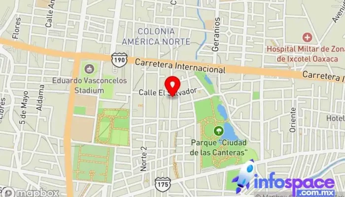 mapa de Inviértete Centro de formación en Oaxaca de Juárez