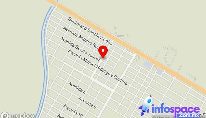 mapa de iQ Soluciones Servicio de reparación de teléfonos, Tienda de reparación de teléfonos móviles en Gabriel Leyva Solano