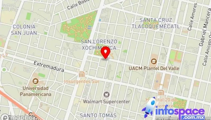mapa de IT Consulting México Empresa de software en Benito Juárez, Ciudad de México