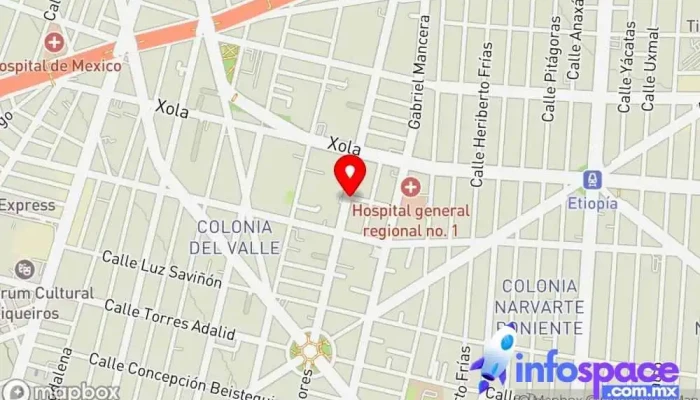 mapa de IT Consultoria Empresa de software en Benito Juárez, Ciudad de México