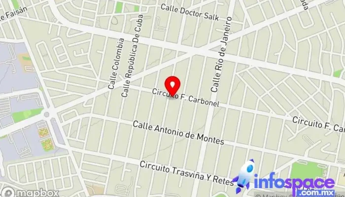 mapa de IT Experts de México, S de RL de CV Consultora informática, Tienda de informática, Soporte y servicios informáticos en Chihuahua