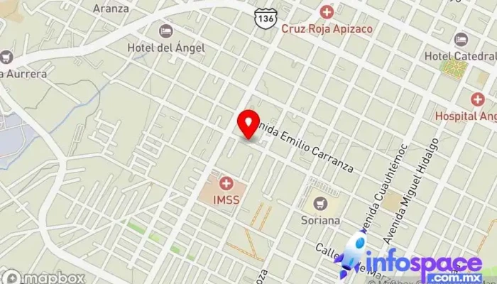 mapa de IT-Global Solutions Consultora informática en Cdad. de Apizaco