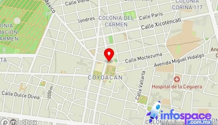 mapa de IT Servicios Digitales Empresa de software en Coyoacán, Ciudad de México
