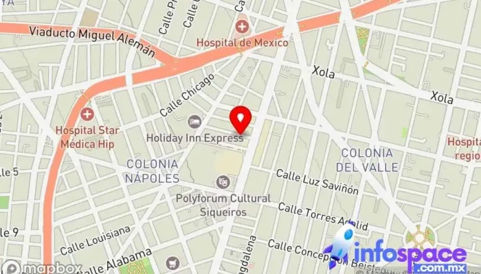 mapa de IT Total Environment S.A. de C.V. Consultora informática, Empresa de software en Benito Juárez, Ciudad de México