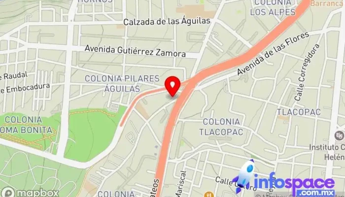mapa de ITWorks S.A. de C.V. Consultora informática, Empresa de software en Álvaro Obregón, Ciudad de México
