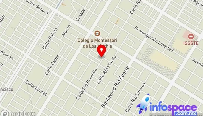 mapa de Iza & Sayas consultores Consultora de administración empresarial en Los Mochis