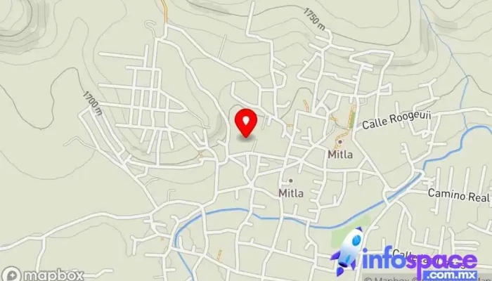 mapa de Jardín de Niños Justo Sierra Centro de educación preescolar en San Pablo Villa de Mitla