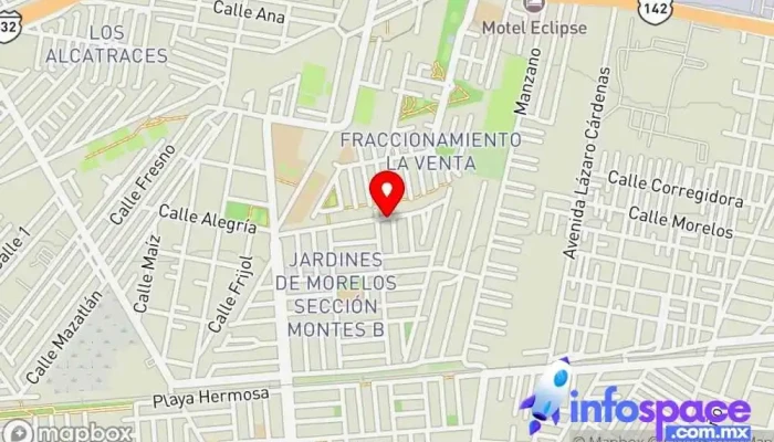 mapa de JARDINES IT Televisión de circuito cerrado en Ecatepec de Morelos