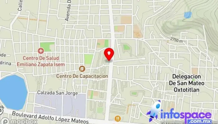 mapa de JC Desarrollo web & apps móviles a la medida México Diseñador de sitios web, Consultora de administración empresarial, Servicio de marketing por Internet en Toluca de Lerdo