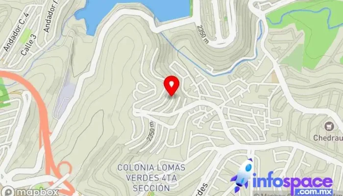 mapa de JC Distribuidores de Software Administrativo Empresa de software en Fuentes de Satélite, Atizapán de Zaragoza