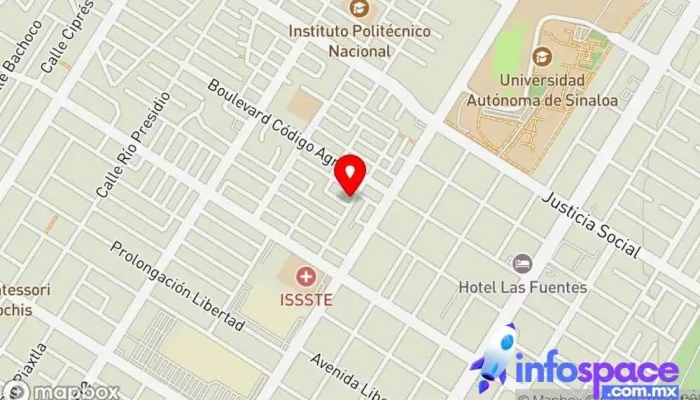 mapa de Jesa Consultores Servicios legales en Los Mochis