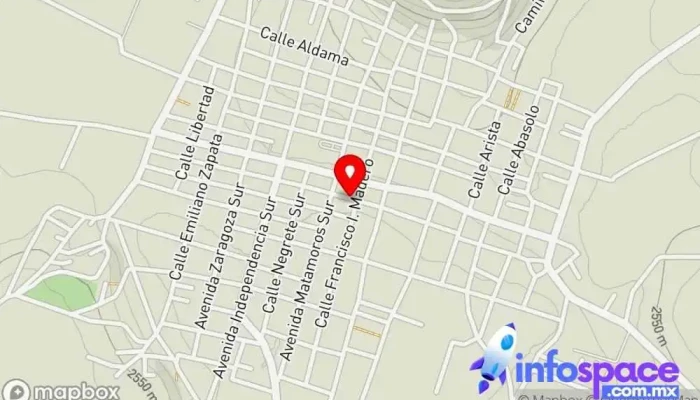 mapa de Juchitepec Bus stop en Juchitepec de Mariano Rivapalacio