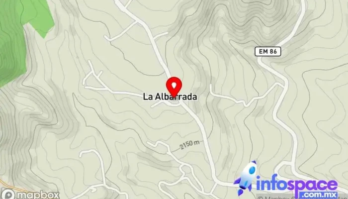 mapa de La Albarrada  en La Albarrada