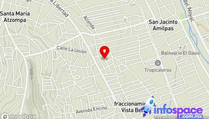 mapa de La Auténtica Chocolatería Chocolatería en Santa María Atzompa