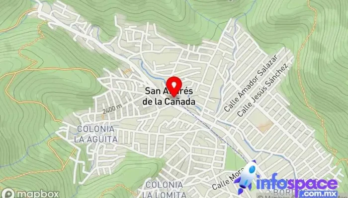 mapa de La Cañada Estación de telecabina en Ecatepec de Morelos