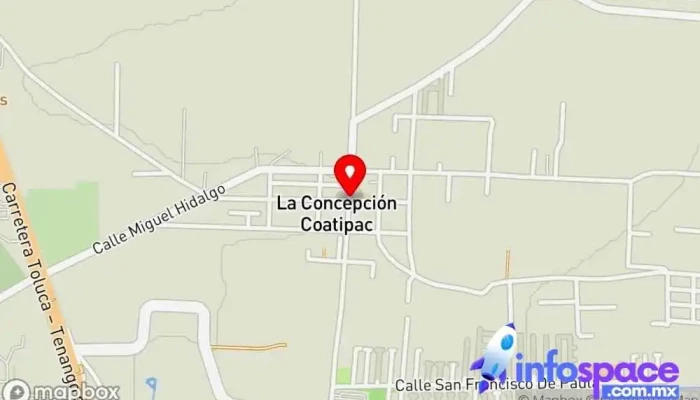 mapa de La Concepción Coatipac  en La Concepción Coatipac