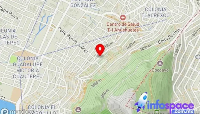 mapa de La Escuela Calle Hank González Bus stop en Ciudad de México