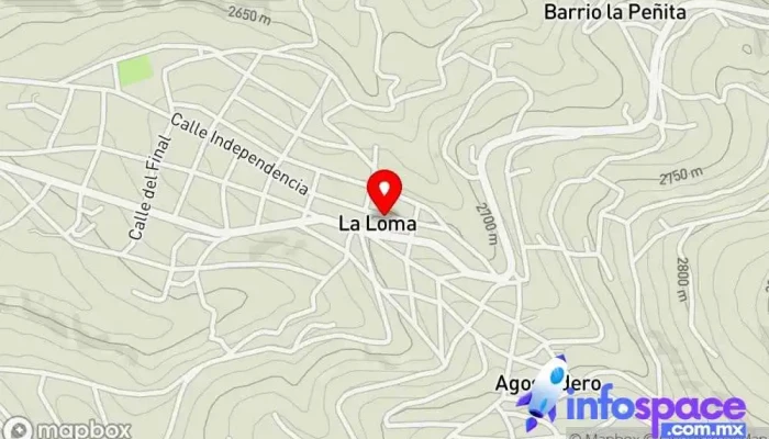 mapa de La Loma  en La Loma