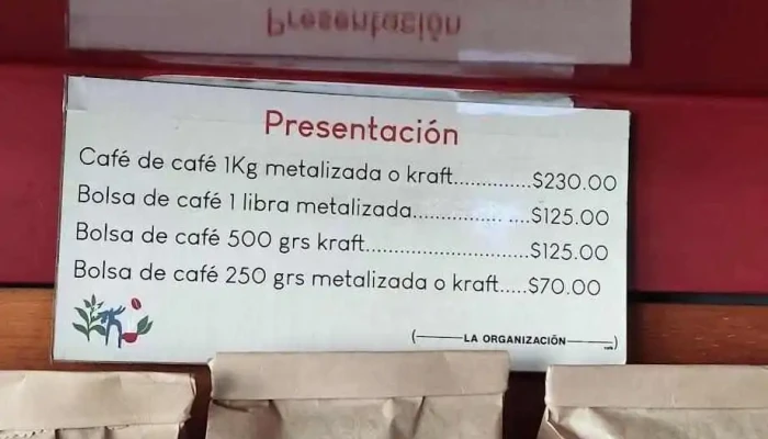 La Organizacion Organic Coffee   Sucursal Heroica Carta - Oaxaca de Juárez