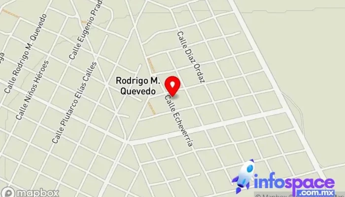 mapa de La quevedo Sociedad de viviendas en Chihuahua
