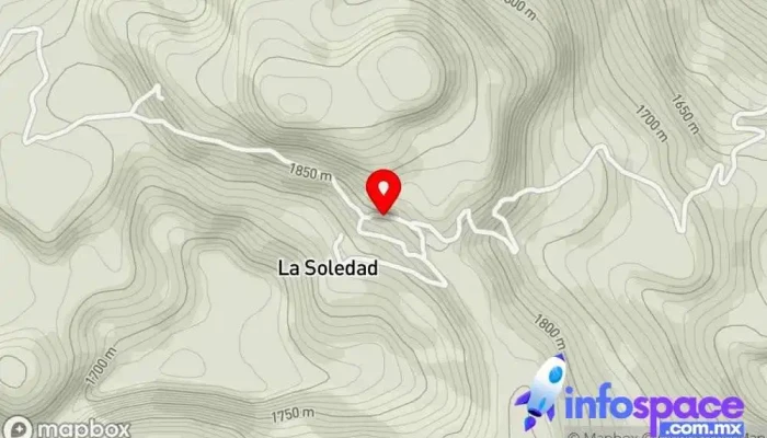 mapa de La Soledad Tlacoatzintepec Ayuntamiento de la localidad en San Juan Bautista Tlacoatzintepec