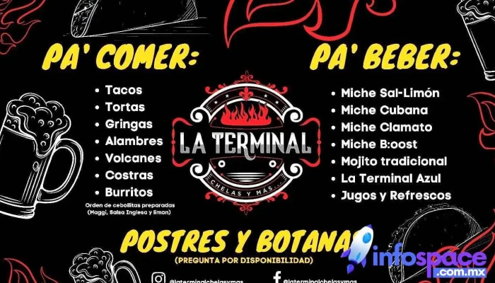 La Terminal Chelas Y Mas Carta - Cdad. Nicolás Romero
