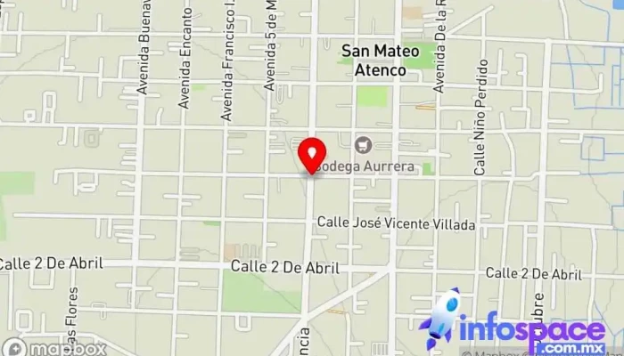 mapa de La Terminal Ferretería en San Mateo Atenco