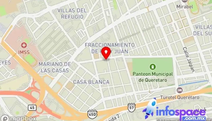 mapa de Landin Mira Asesor en Santiago de Querétaro