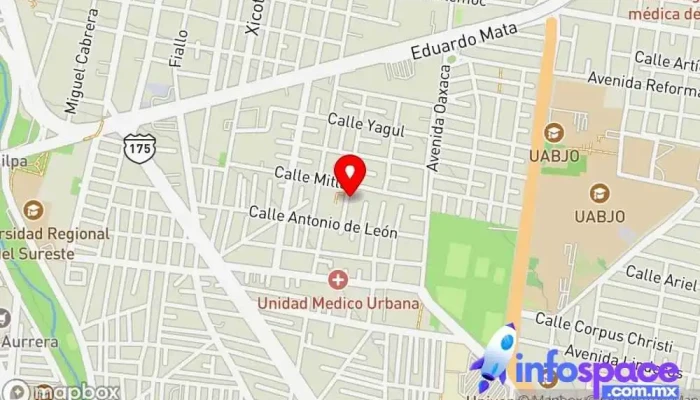 mapa de Lao y Asociados Oficinas de empresa, Servicio de marketing por Internet en Oaxaca de Juárez