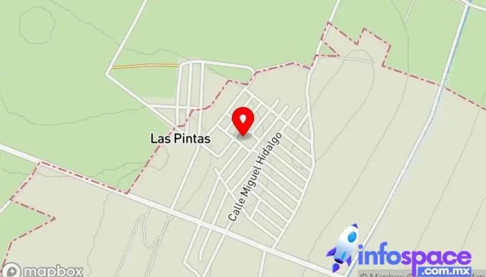 mapa de Las Pintas  en Las Pintas